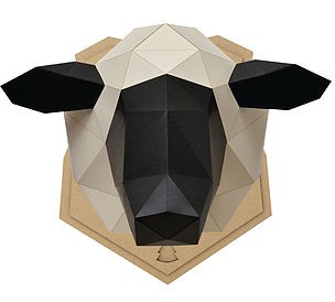 壁掛け インテリア オブジェ 剥製風 L KAKUKAKU カクカク