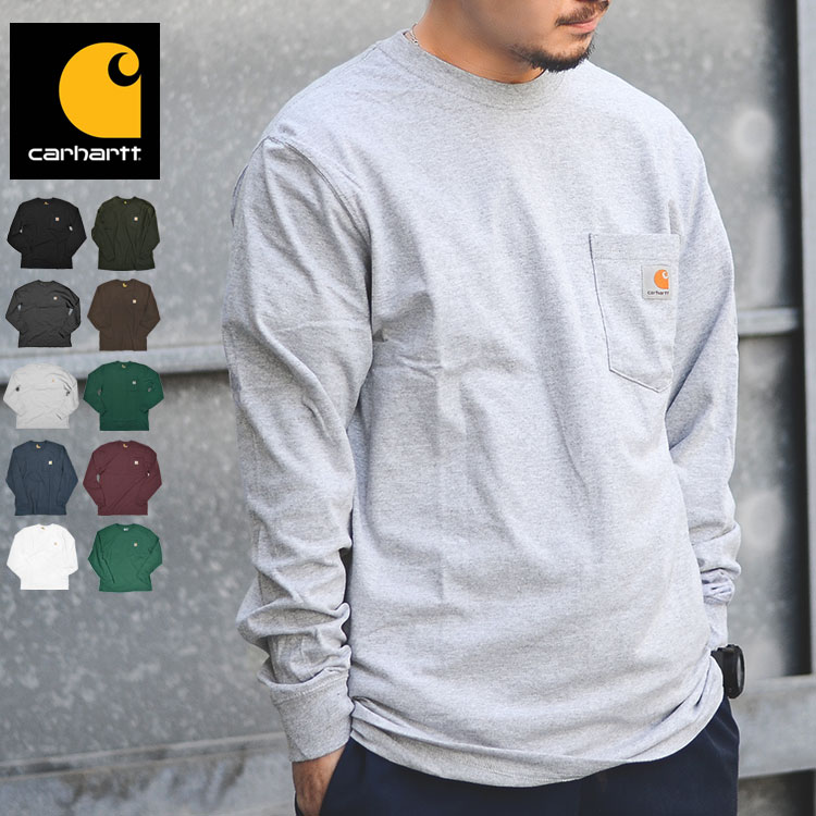 Tシャツ 長袖 carhartt カーハート ロンT ポケット メンズ レディース