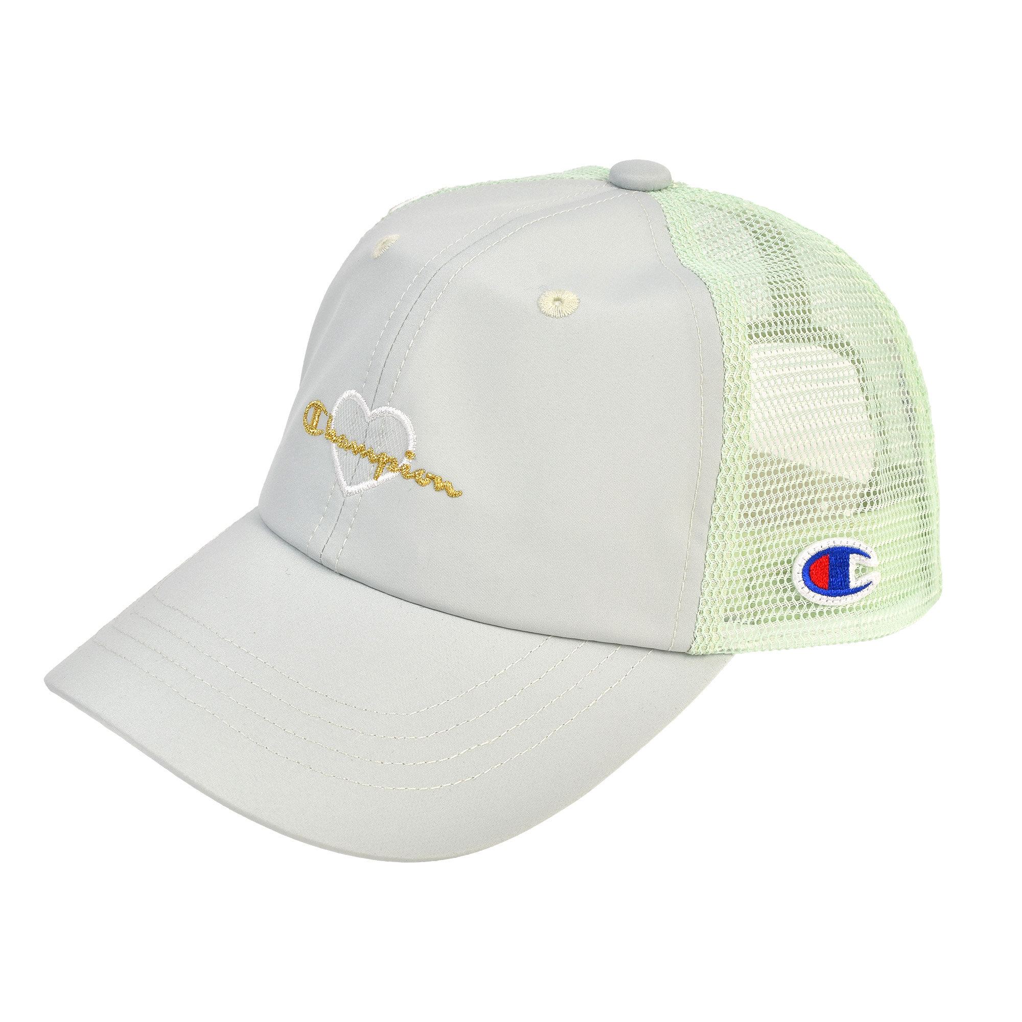 Champion チャンピオン キッズ キャップ メッシュキャップ 女の子 帽子 子供 ジュニア ハート サイズ調整 洗える | Champion | 03