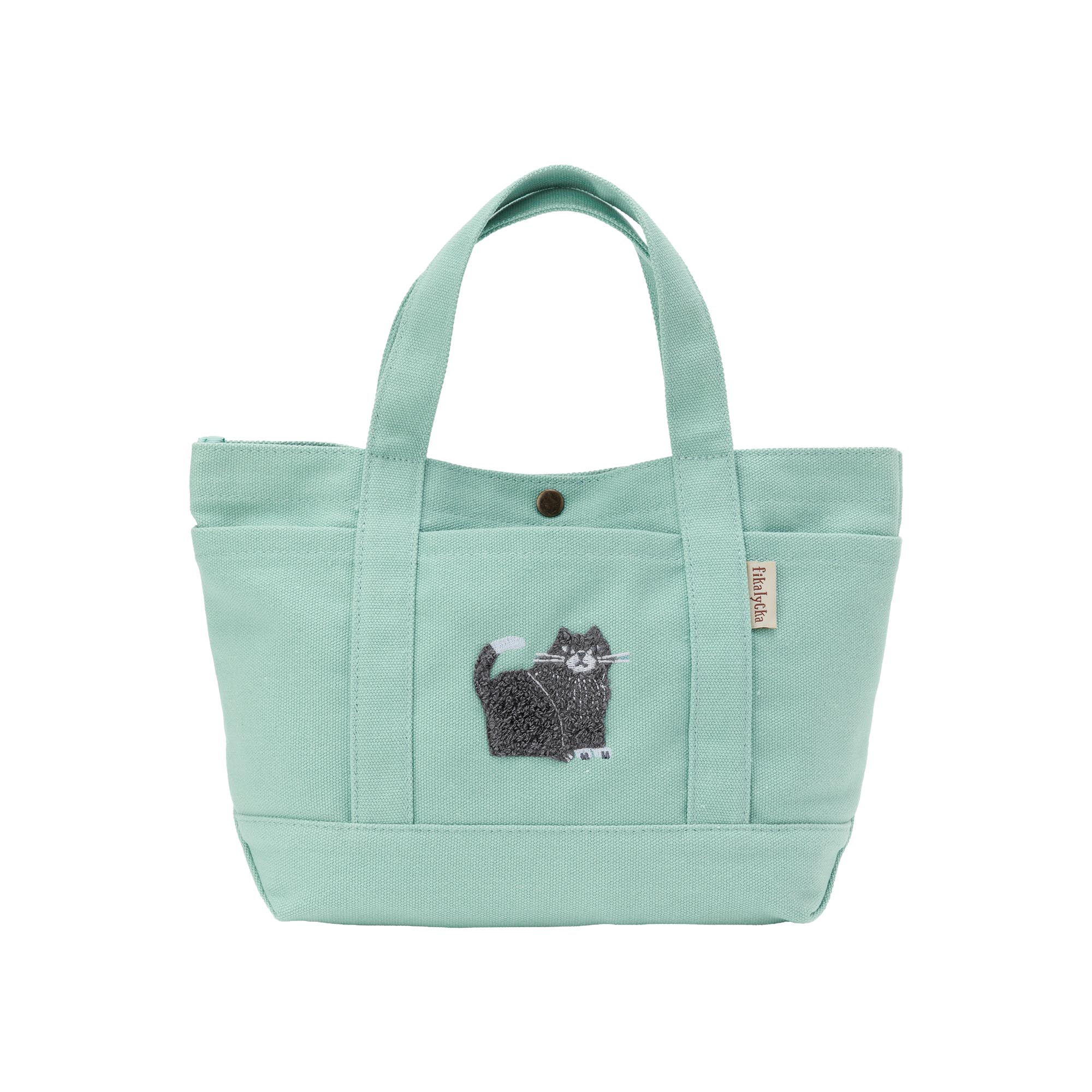 トートバッグ 猫柄 fikalycka フィカリュッカ レディース 小さめ A5 猫