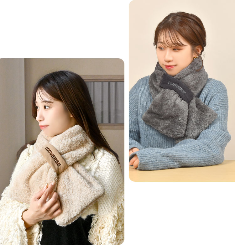 希少 1ldk evcon KNIT SCARF リブ マフラー EVCON (エビコン)(エビコン