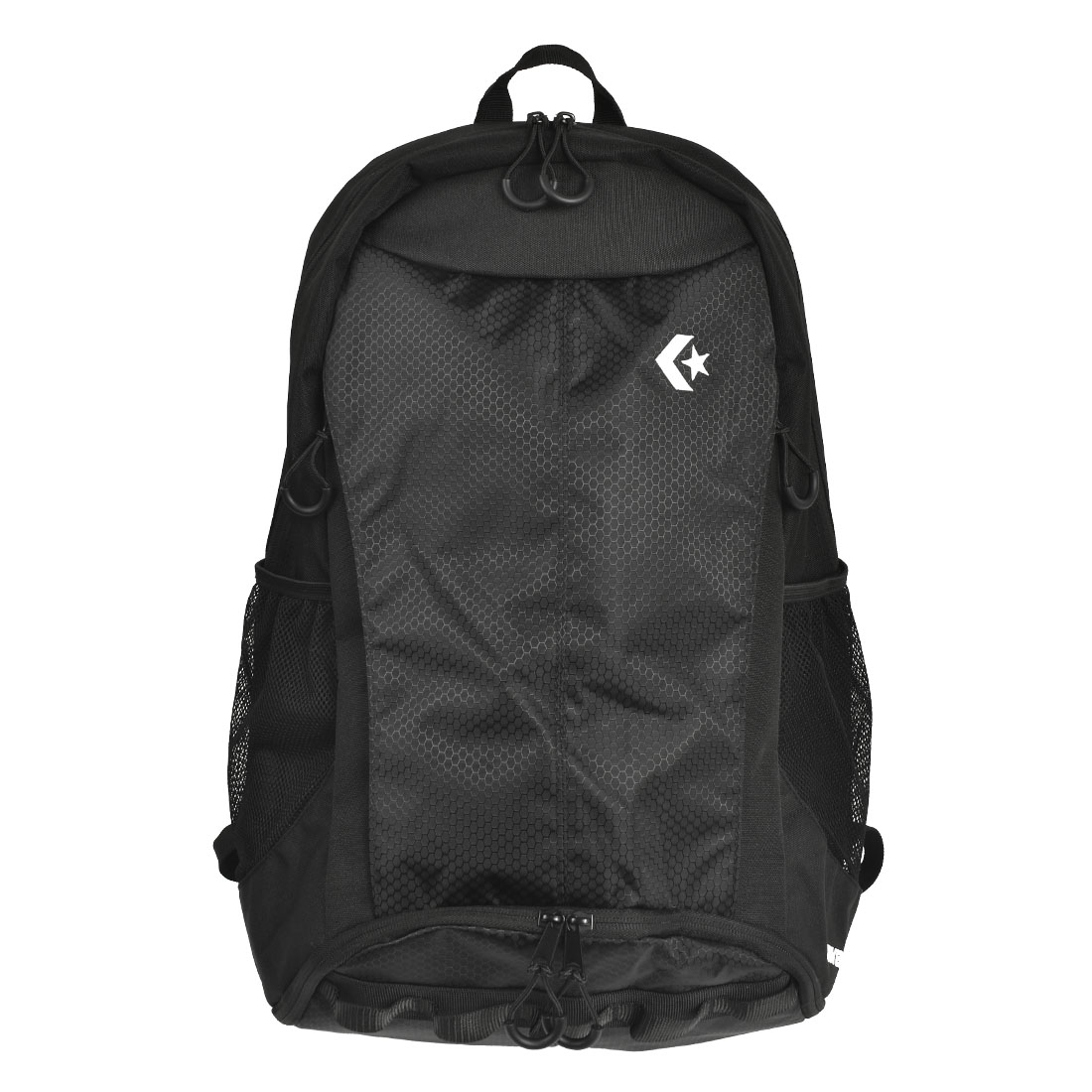 リュック 通学 大容量 30l 女子 男子 コンバース CONVERSE ボール 収納 A4 B4 中学生 高校生 ボールバッグ バスケ バレー サッカー 黒 | CONVERSE | 01