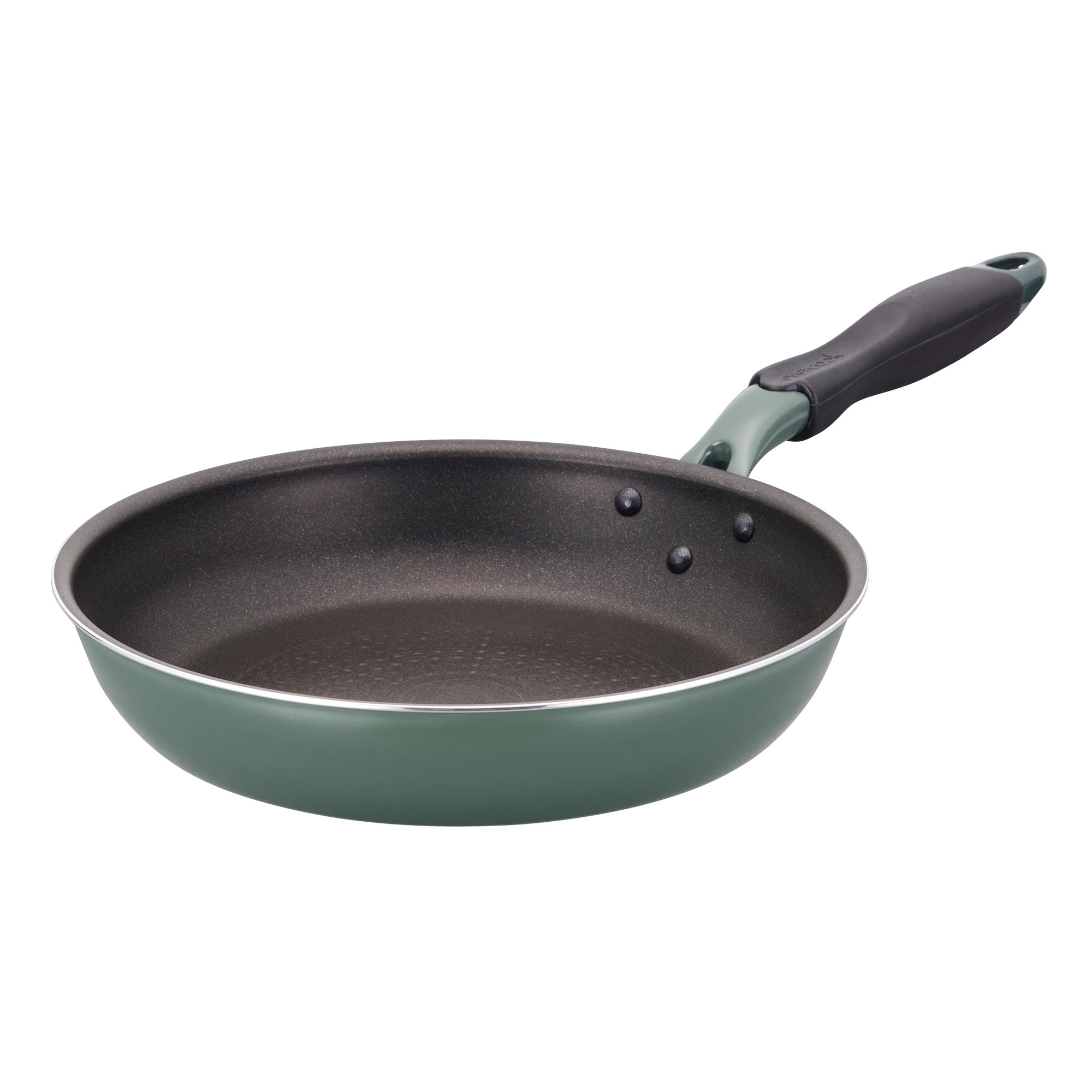 evercook GREEN フライパン 26cm IH ガス 軽い 浅型 LOW PFAS エバー