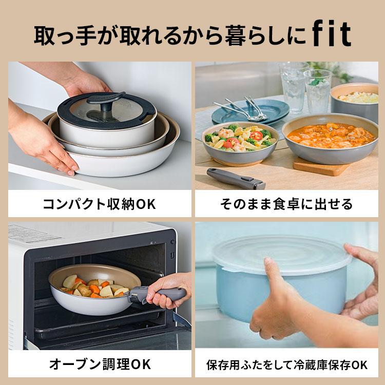 evercook エバークック フライパン 6点セット fit 15周年 限定デザイン