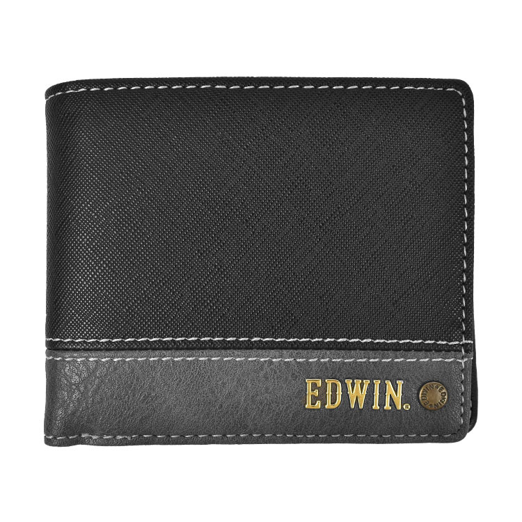 二つ折り財布 EDWIN エドウィン メンズ ブランド 小銭入れ カード入れ 薄い 2つ折り スリム...