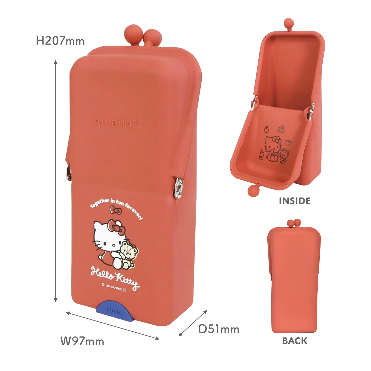 sanrio（サンリオ） ペンケース エアピタ 筆箱 文房具 ハローキティ