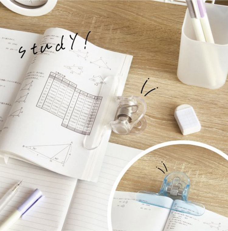 ブックストッパー クリップ ブッククリップ オモクリップ 勉強 教科書