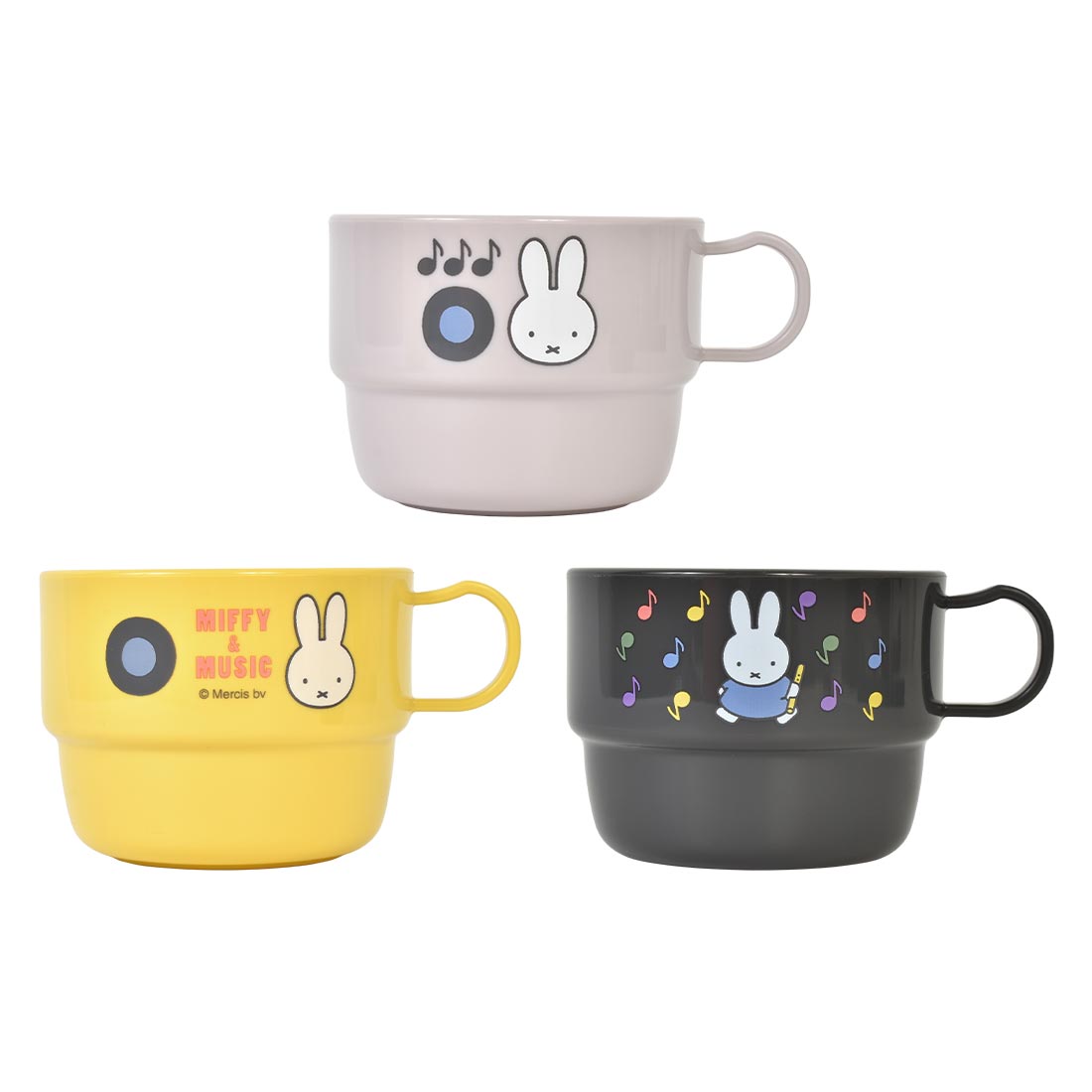 Miffy（ミッフィー） プラスチック コップ miffy 3個セット 食洗機対応