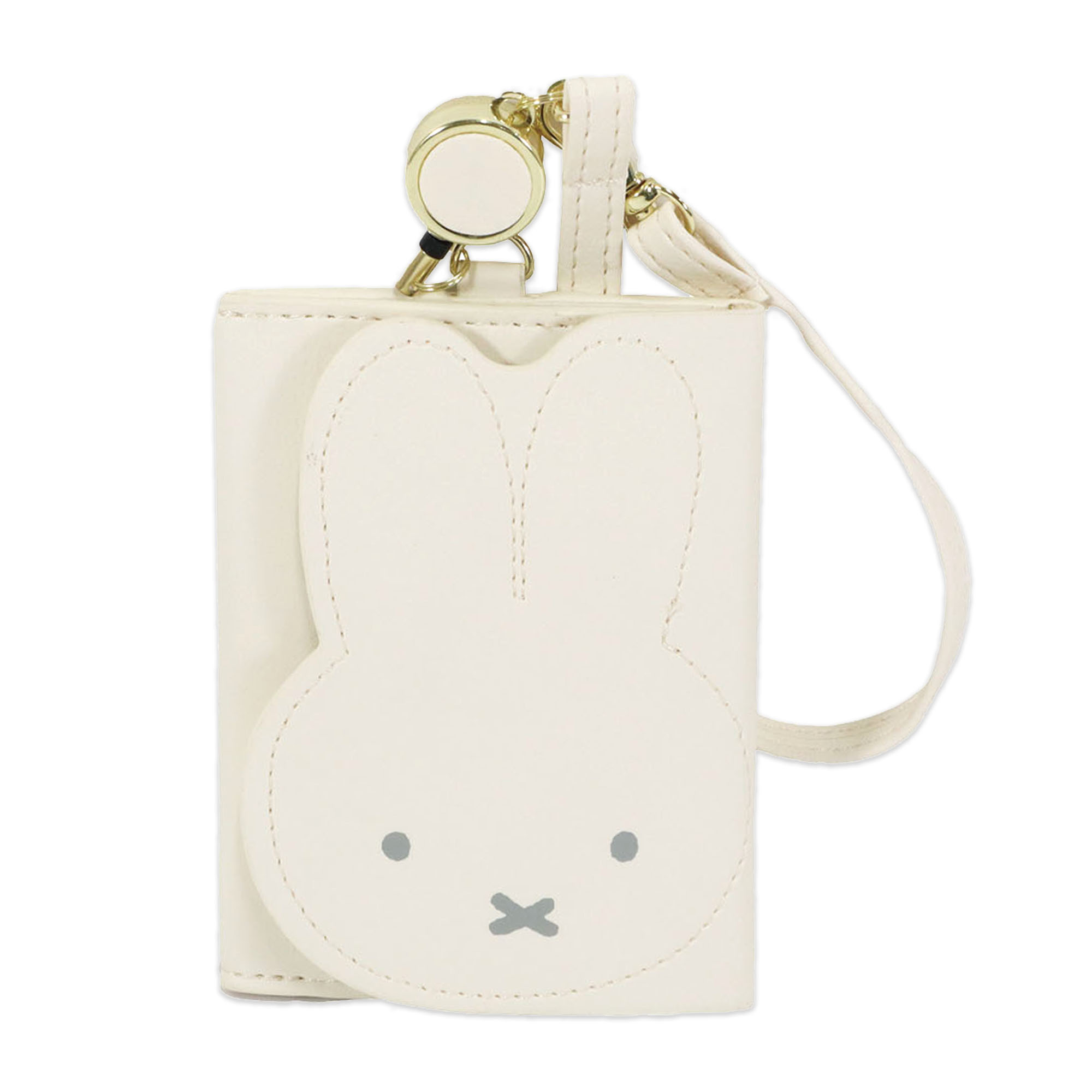 Miffy（ミッフィー） パスケース リール付き 定期入れ レディース
