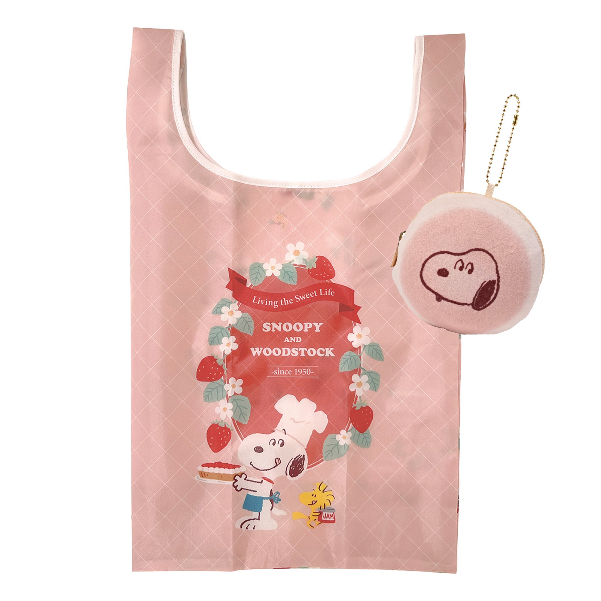エコバッグ ポーチ付き 折り畳み ミッフィー スヌーピー おしゃれ スイーツ キャラクター miffy SNOOPY マチ付き | SNOOPY | 05
