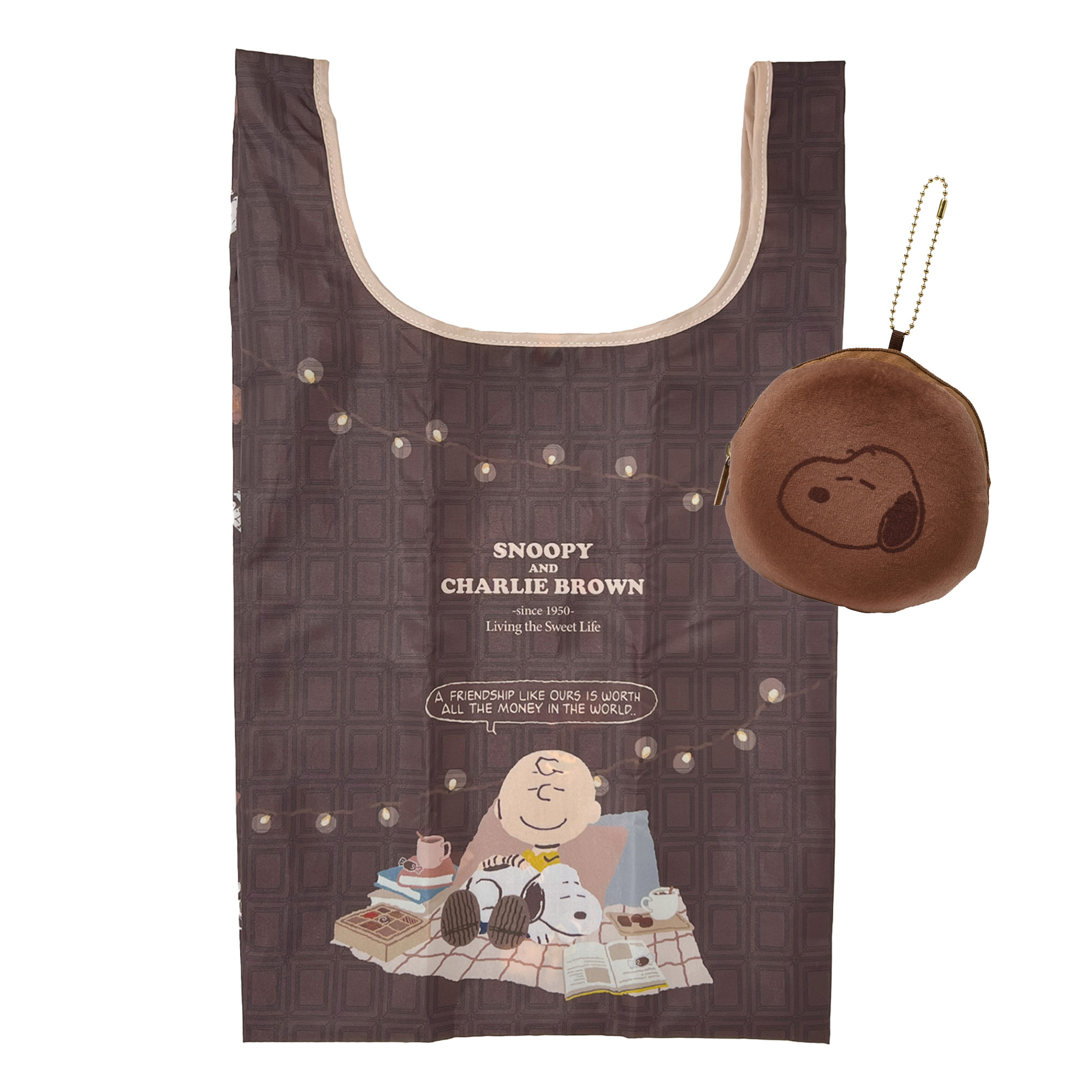 エコバッグ ポーチ付き 折り畳み ミッフィー スヌーピー おしゃれ スイーツ キャラクター miffy SNOOPY マチ付き | SNOOPY | 06