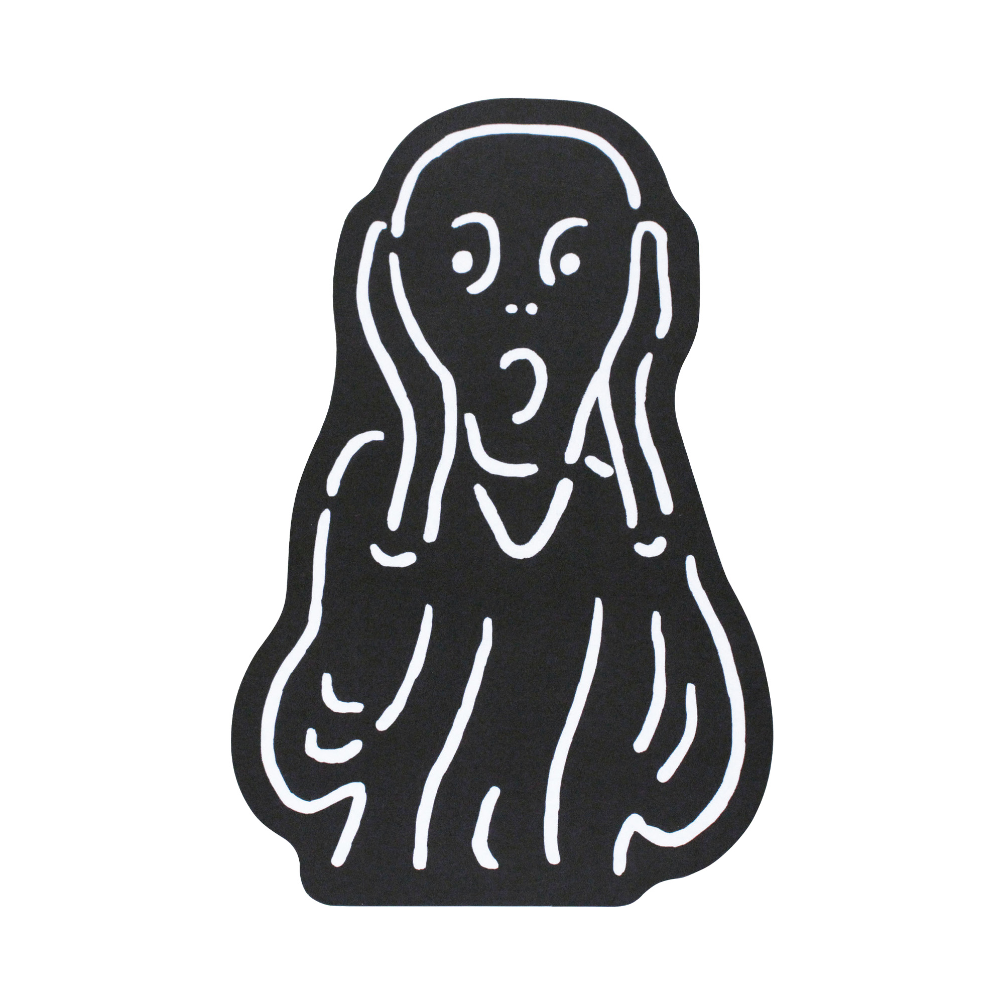 MATOKA（マトカ） マウスパッド 可愛い ねこ ダイカット おしゃれ 土偶