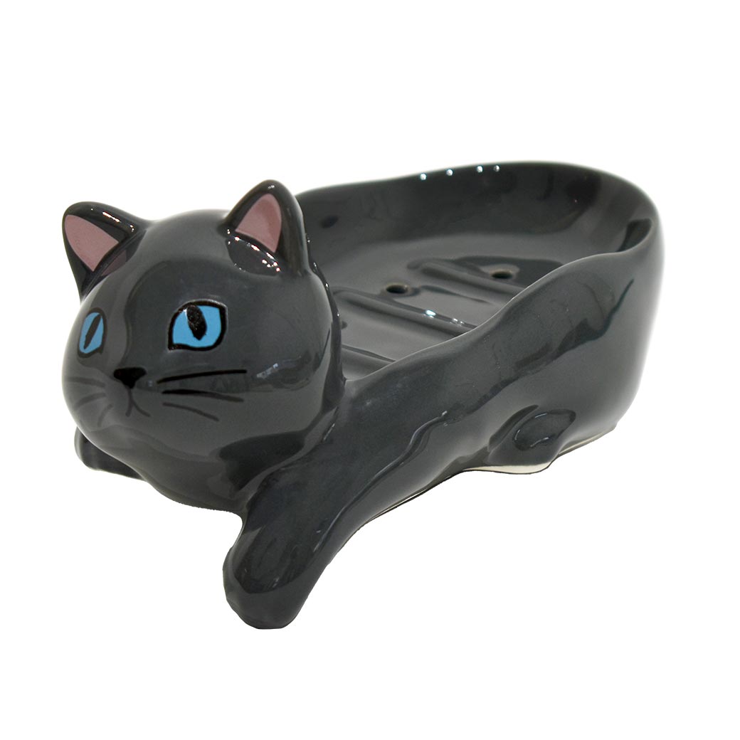 セトクラフト ソープディッシュ 陶器 おしゃれ 猫 グッズ 雑貨 石鹸