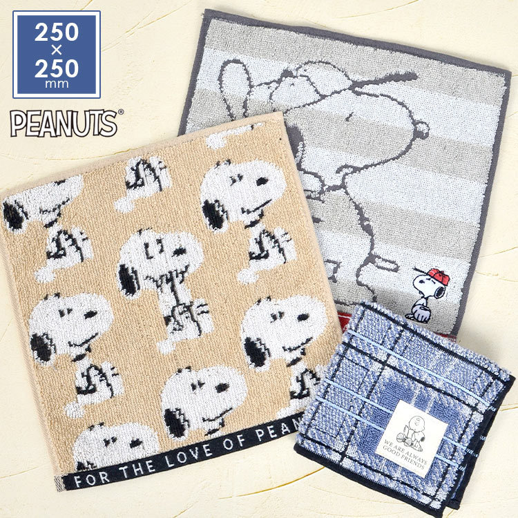 ハンドタオル スヌーピー 今ならほぼ即納 グッズ ハンカチ 子供 タオルハンカチ 女の子 西川 Snoopy かわいい ミニタオル キャラクター Peanuts パイル タオル 25 25cm