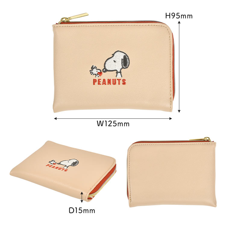 SNOOPY スヌーピー 名刺入れ ワックスレザー 73382 50枚収納