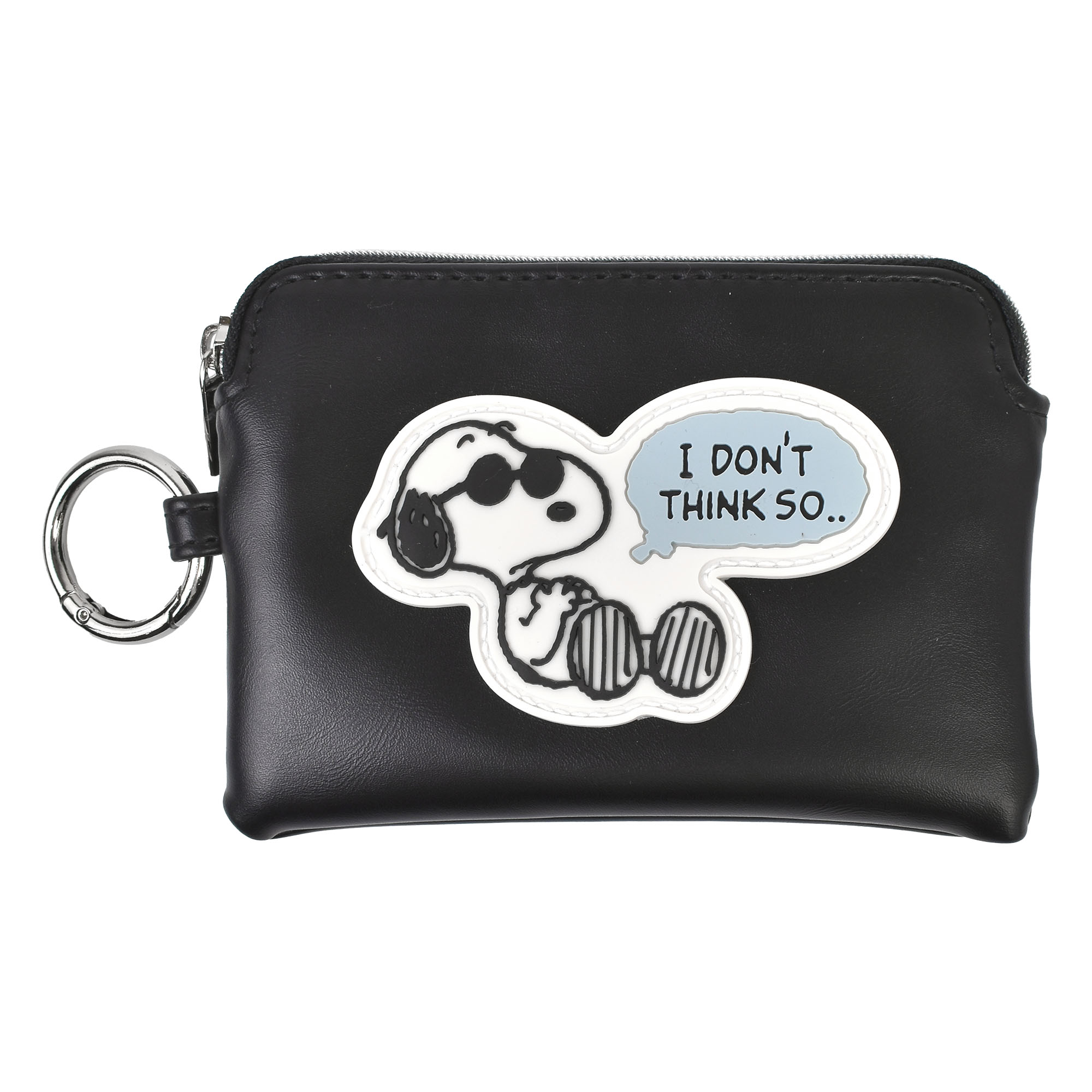SNOOPY（スヌーピー） パスケース 小物入れ ミニポーチ カラビナ付き