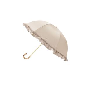 日傘 折りたたみ傘 完全遮光 晴雨兼用 深張り かわいい レディース 女性 フリル 無地 2段 50...