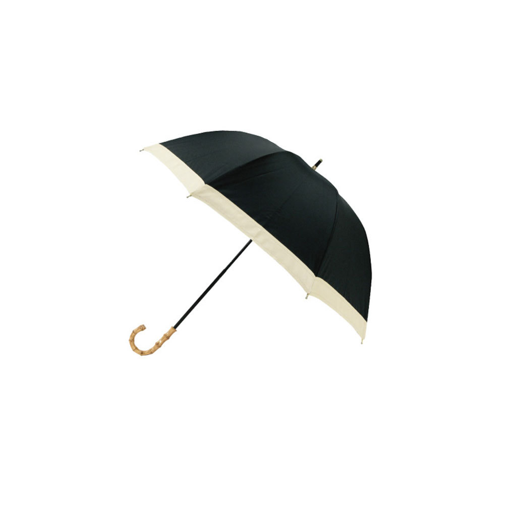 日傘 完全遮光 長傘 晴雨兼用 50cm かわいい フリル 深張り レディース シンプル ドーム型 ...