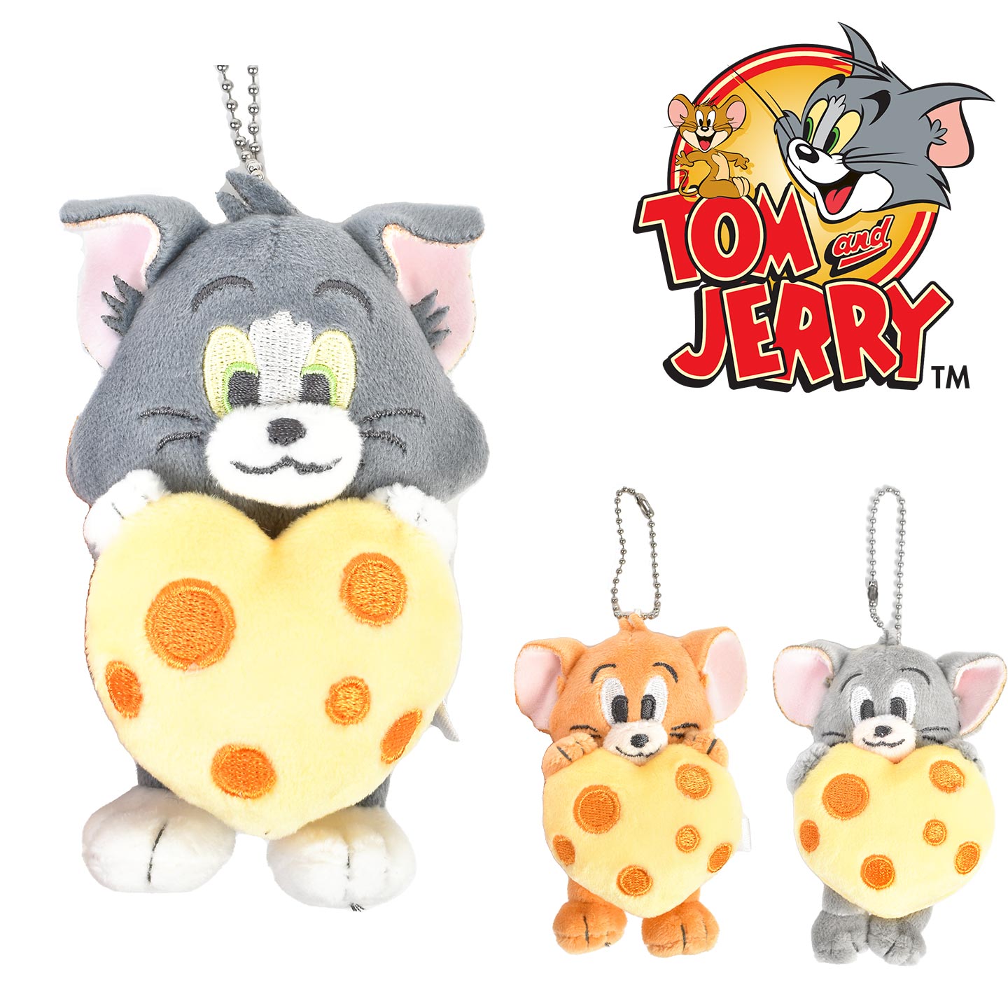 キーホルダー ぬいぐるみ マスコット カミオジャパン トムとジェリー キーホルダー ぬいぐるみ マスコット