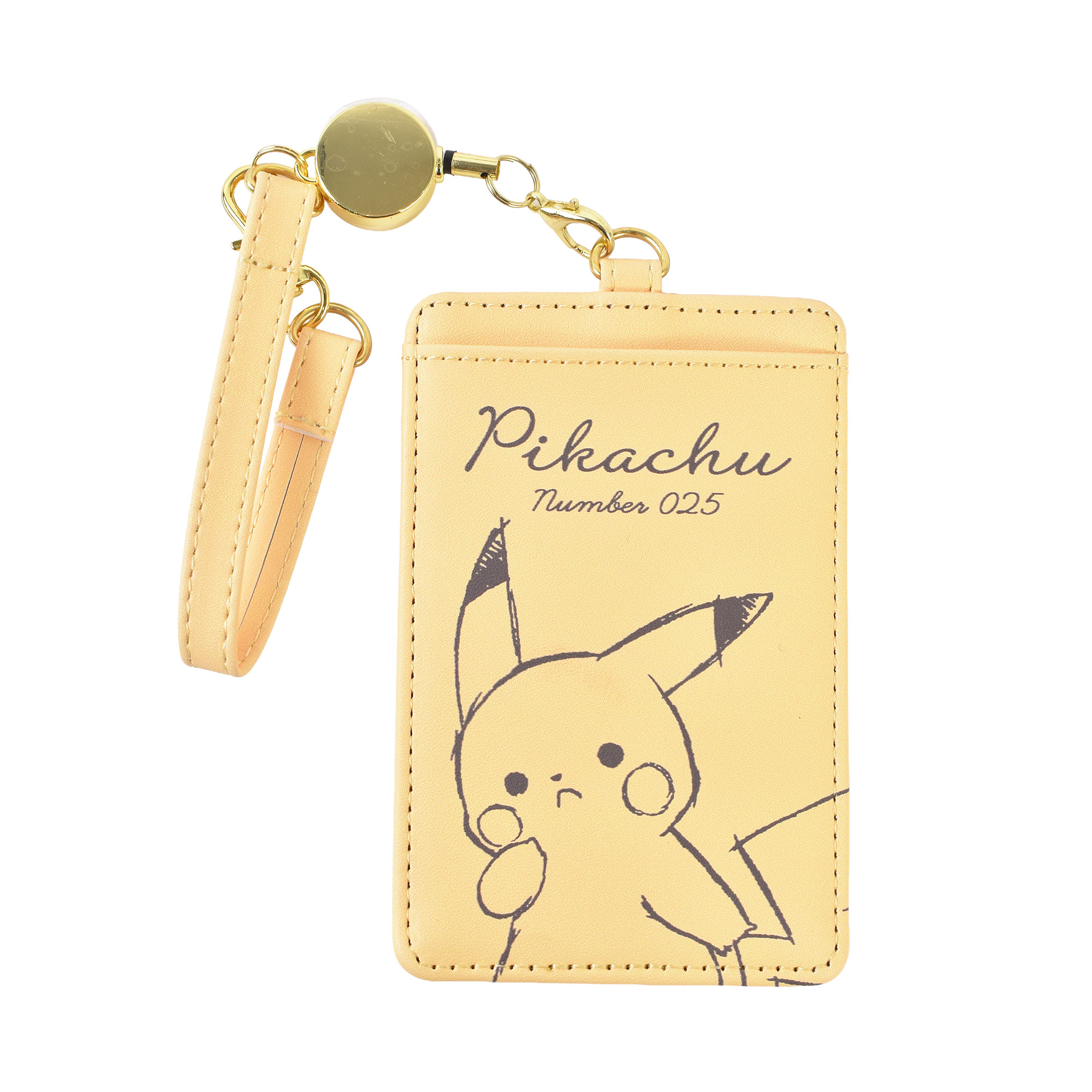 Pokemon（ポケモン） パスケース リール付き 定期入れ ピカチュウ