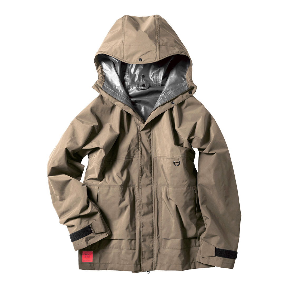 レイン ジャケット レインウェア メンズ レディース はっ水 撥水 雨具 アウトドア ウィンドブレーカー レインコート 通勤 通学 大きいサイズ グレー ベージュ | Makku | 02
