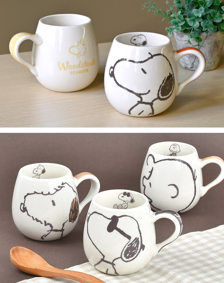 SNOOPY（スヌーピー） マグカップ おしゃれ かわいい 電子レンジ対応