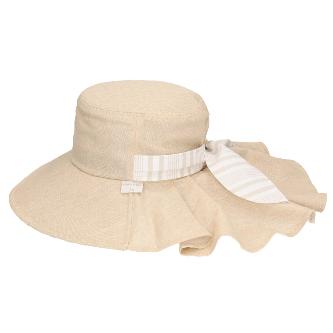 マリーリボンハット RIBBON BOATER HAT/リボンボーダーハット（ハット）｜AZUL BY