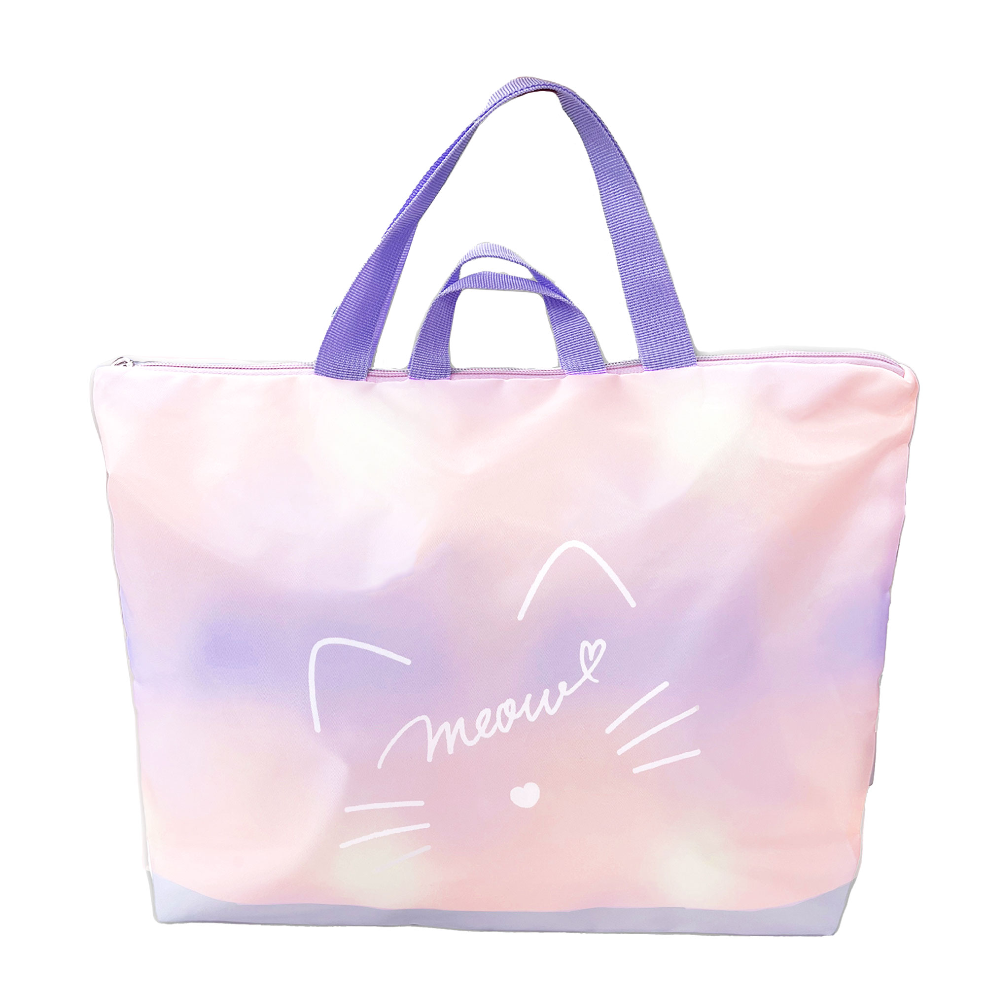 レッスンバッグ 女の子 男の子 ファスナー マチ付き キッズ 子供