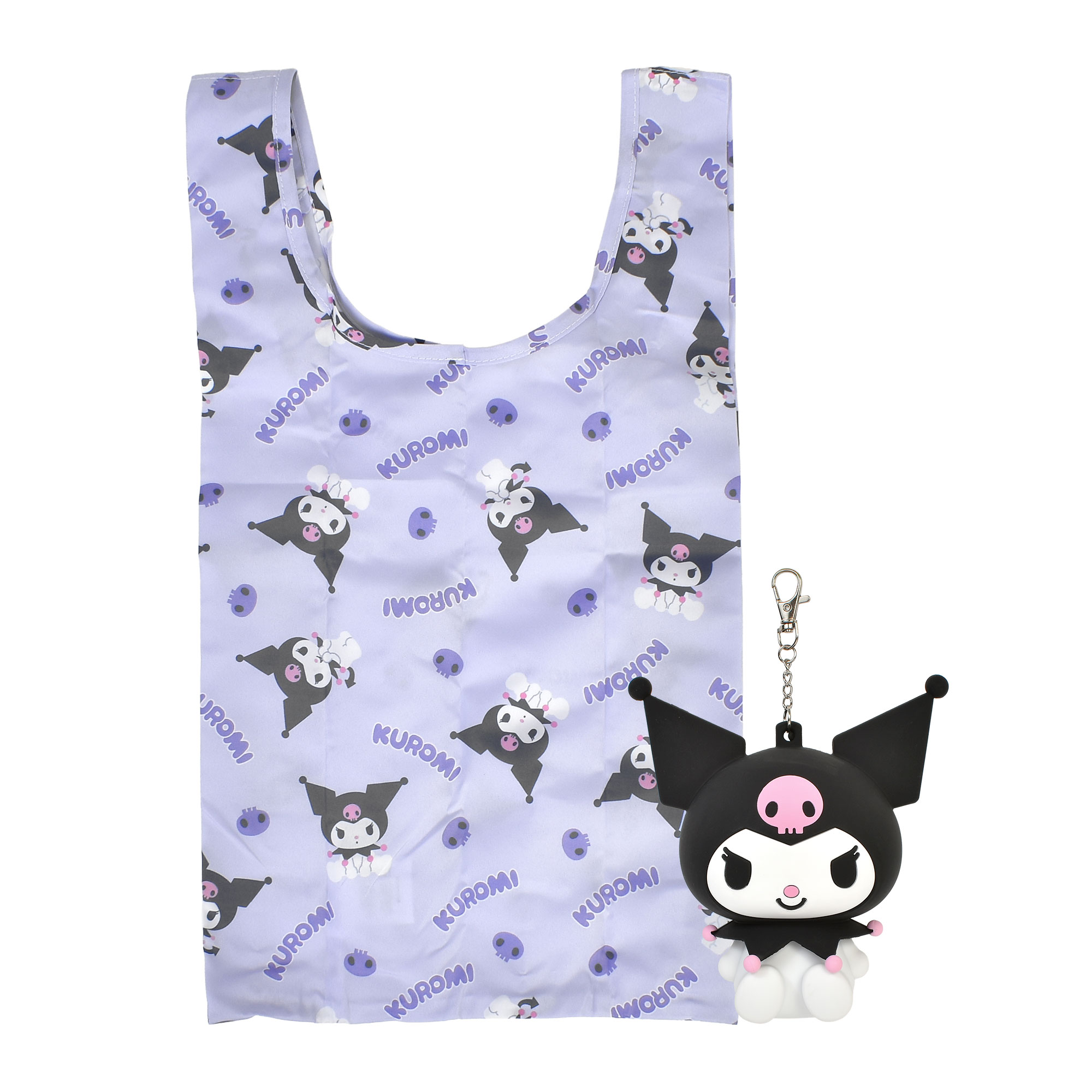 サンリオ エコバッグ 折り畳み ポーチ付き ハローキティ クロミ マイメロディ シナモロール ポムポムプリン ぬいぐるみ キーホルダー | sanrio | 04