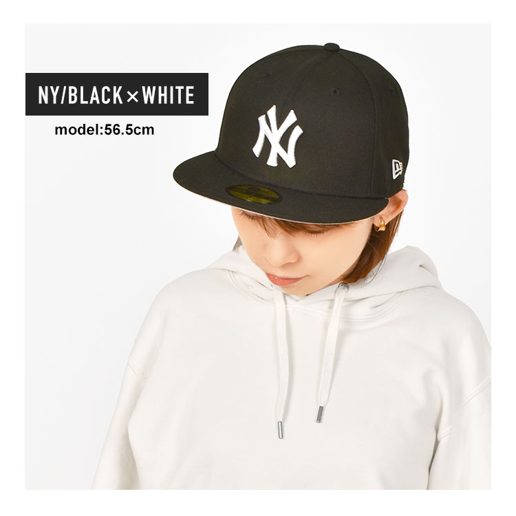 NEW ERA（ニューエラ） キャップ レディース 深め ブランド 黒 59FIFTY