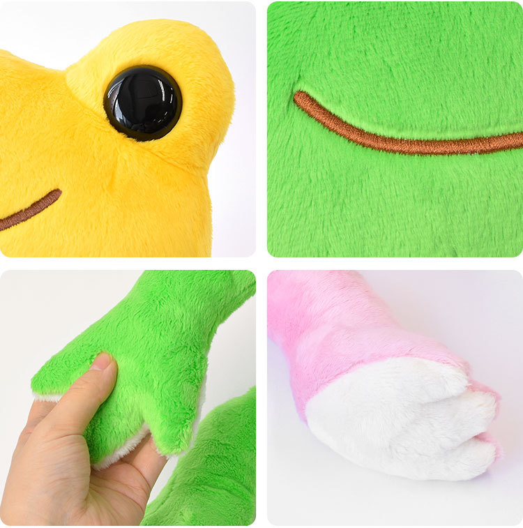 ぬいぐるみ 大きい かえるのピクルス Mサイズ にじいろピクルス さくら
