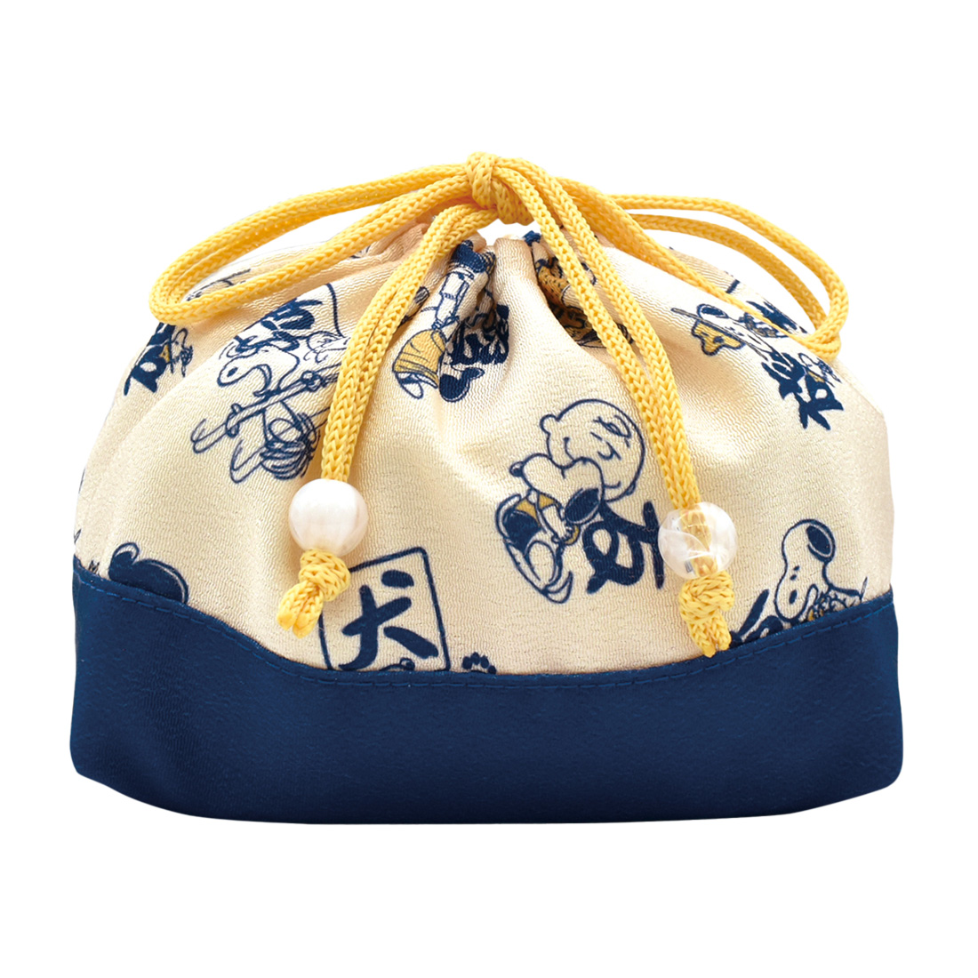 SNOOPY（スヌーピー） お弁当袋 ミッキー ミニー 和柄 ちりめん 巾着袋