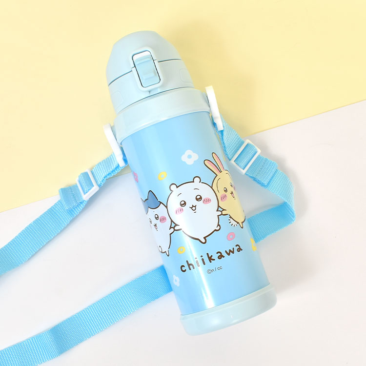 水筒 キッズ ちいかわ 保冷 軽量 800ml 直飲み ステンレスボトル
