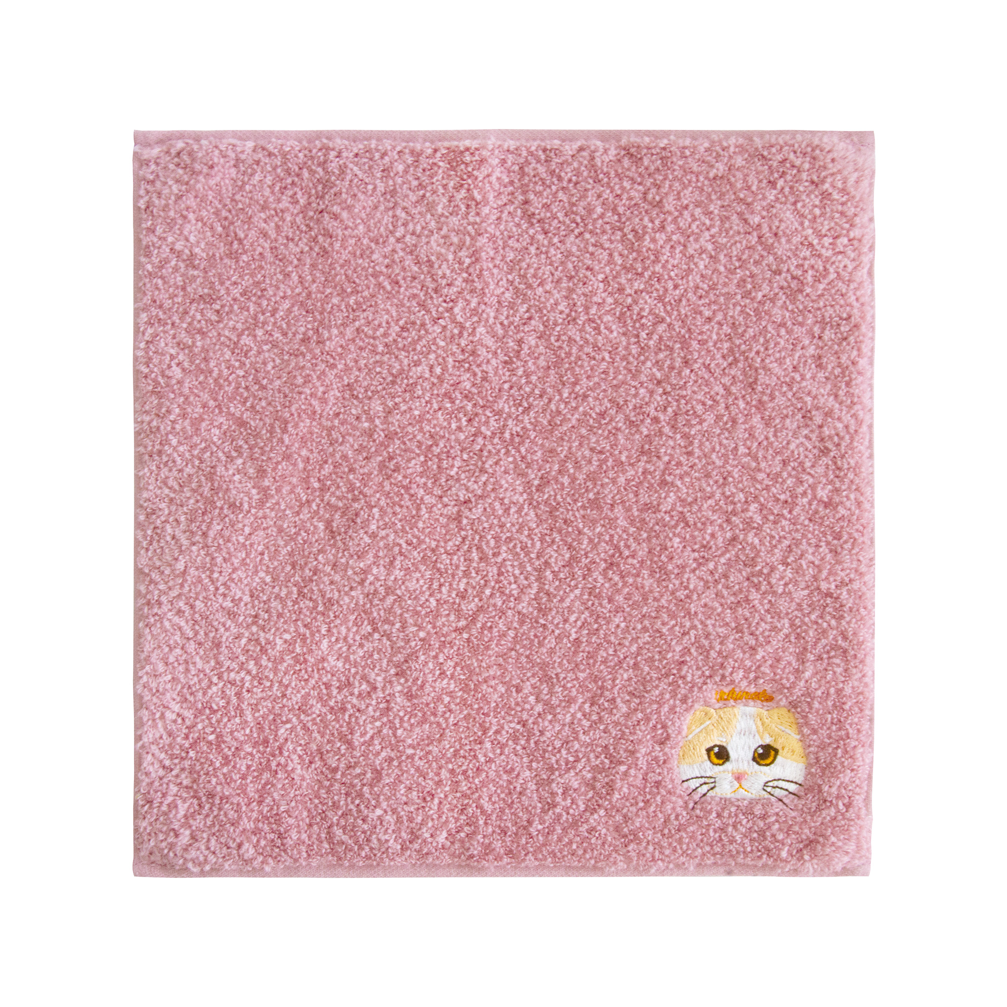 ハンカチタオル 今治タオル 猫 刺繍 うちのニャンコ オーガニック