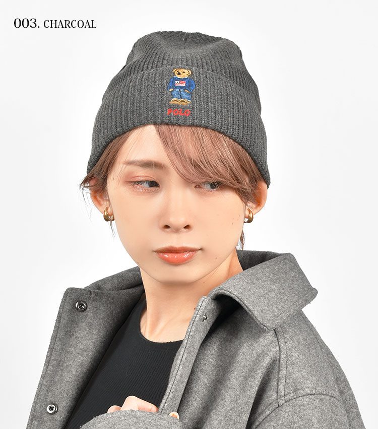 POLO RALPH LAUREN（ポロ・ラルフローレン） ニット帽 ポロベア ポロ