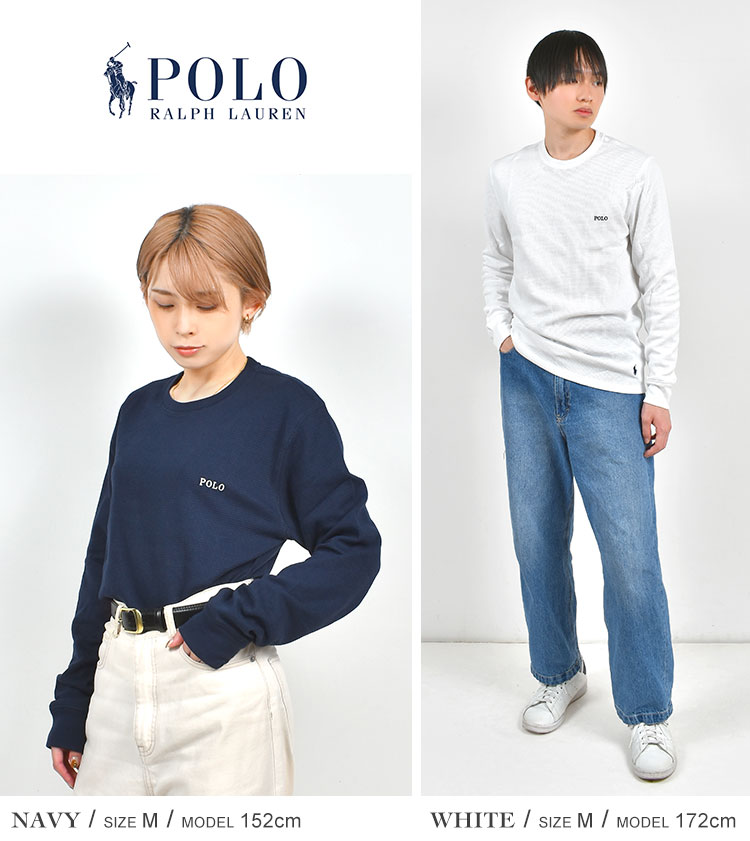 POLO RALPH LAUREN ポロ ラルフローレン ワッフル ニット ロンT