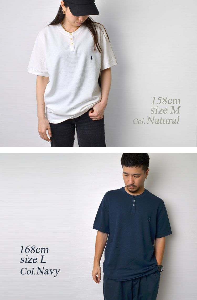 Tシャツ ralph lauren ラルフローレン 半袖 ヘンリーネック サーマル