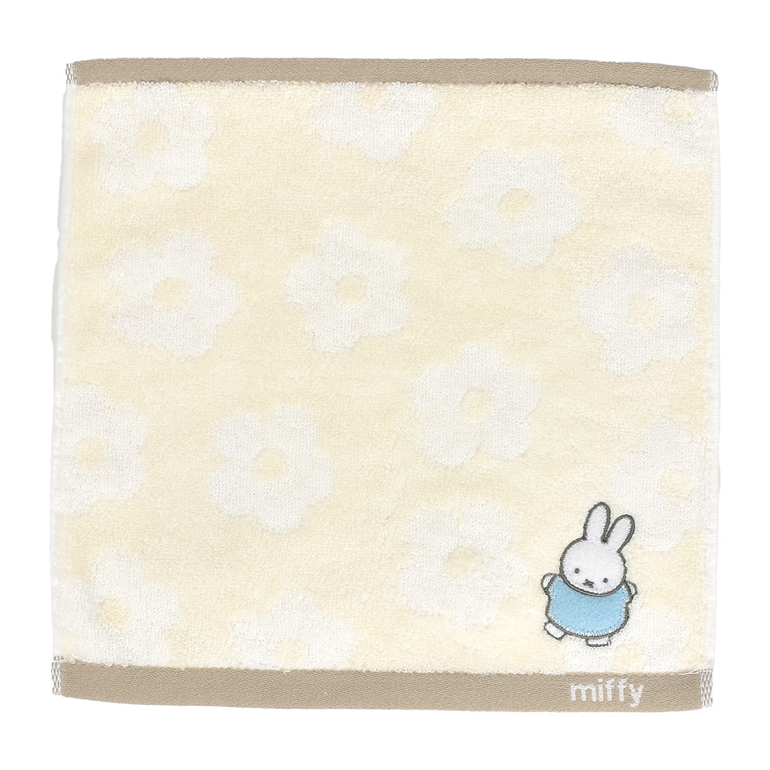 Miffy（ミッフィー） ハンドタオル ハンカチ レディース 25cm 刺繍