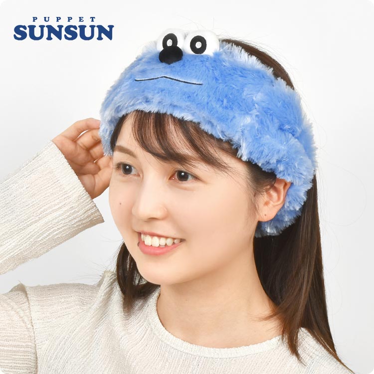 マリモクラフト パペットスンスン ヘアバンド 洗顔 キャラクター ヘア
