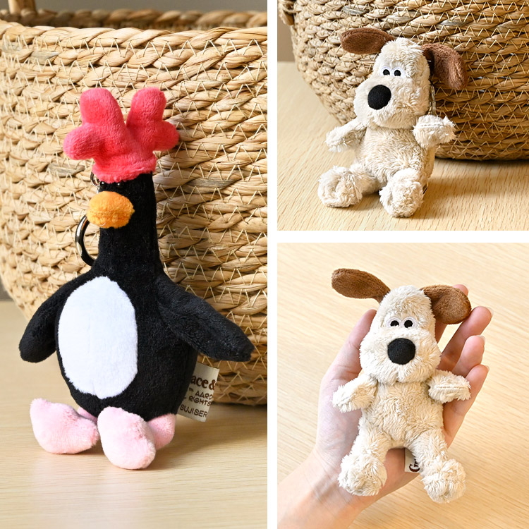 グルミット キーホルダー 正規品 ウォレスとグルミット マスコット