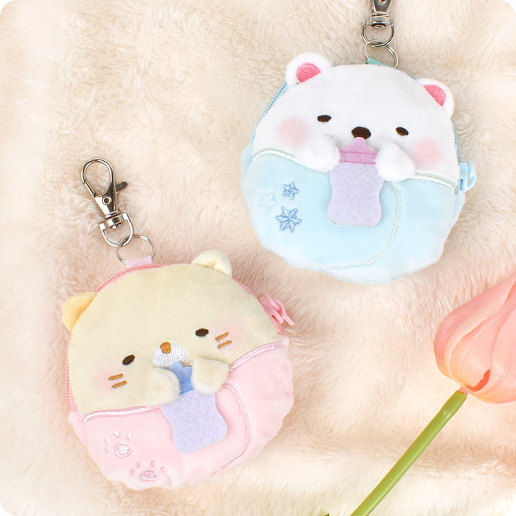 すみっコぐらし　セット　タオル　キーホルダー　チャーム　キーチェーン　ポーチ tjs-pouch14_8.jpg