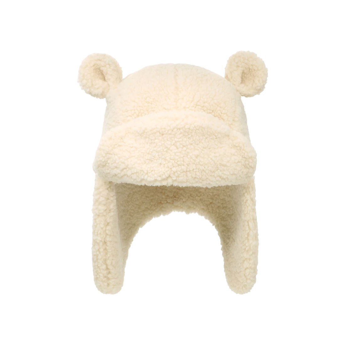 UGG アグ 帽子 くま耳 キッズ 耳あて付き ボア 耳付き キャップ もこもこ 防寒 冬 子供 2 3 4 5 6歳 ブラウン アイボリー クマ 101500 | UGG | 02