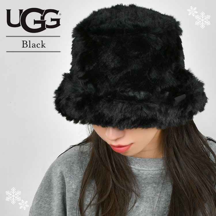 UGG バケットハット レディース ファー 冬 深め バケハ ブランド
