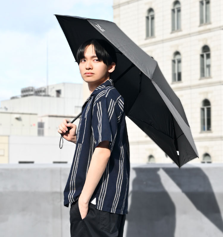 Wpc. IZA 日傘 折りたたみ 完全遮光 wpc メンズ 晴雨兼用 超撥水