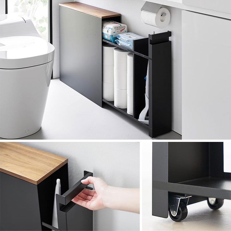 tower 隠せるトイレ引き出し収納 山崎実業 タワー トイレラック スリム