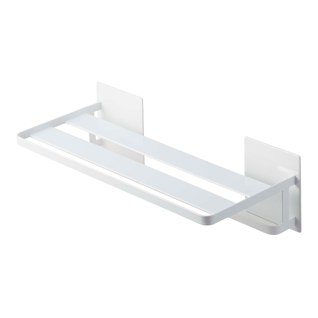 マグネットバスルームバスタオル棚 タワー 山崎実業 8180 8181 tower タオル掛け 壁 磁石 穴あけ不要 シンプル お風呂 洗面所 掃除用品 収納ラック 送料無料 | tower | 01