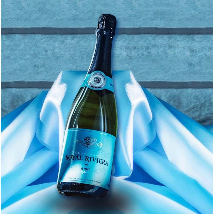 シャンパン スパークリングワイン 375ml 750ml 1本 フランス ロイヤルリビエラ正規品 最高級 CHAMPAGNE ROYAL RIVIERA Brut/Rose Princier 金賞受賞｜tisaya｜02