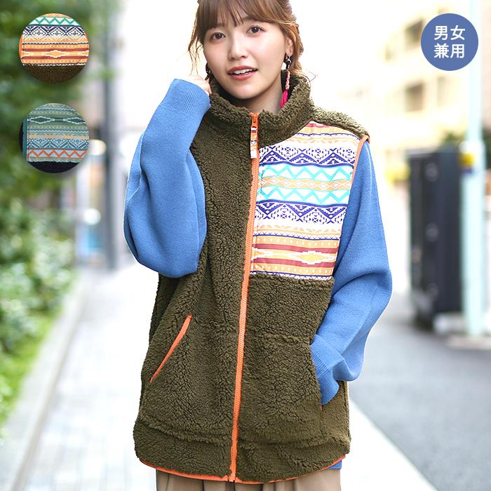 チチカカ フリースジャケット アウター 上着 レディース 秋 冬