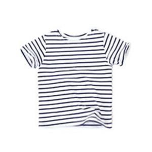 子供服 キッズ Ｔシャツ ボーダー Tシャツ 半袖 はん袖 男の子 女の子(0.75)