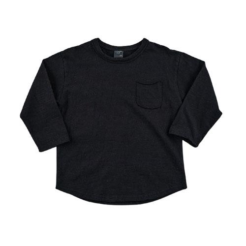 子供服 キッズ ロンT 無地 長袖Tシャツ スラブ カットソー ロンティー Tシャツ 白 黒 男の子 女の子 韓国こども服(1)|titikids|19